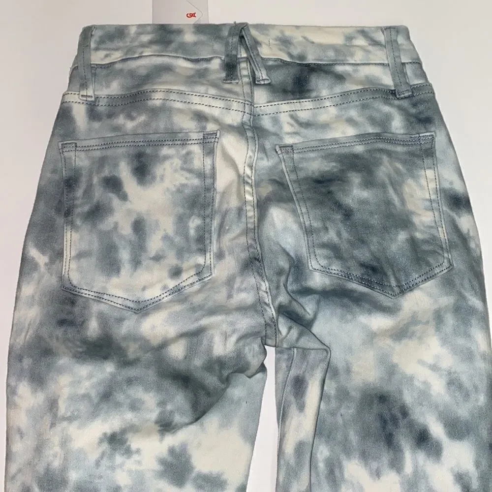 NWT Good American Good Legs size 0/25 Tie Dye C29‎